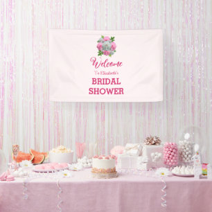 Peony Bouquet Brautparty Banner