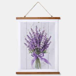 Peony Bouquet Wall Tapestry Wandteppich Mit Holzrahmen