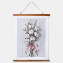 Peony Bouquet Wall Tapestry Wandteppich Mit Holzrahmen