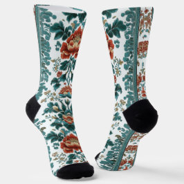 Peony Brocade Socken