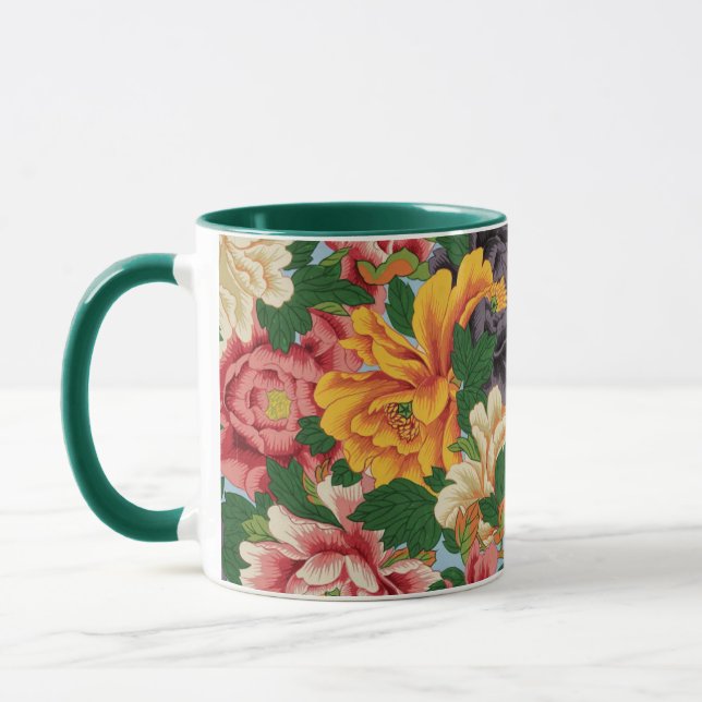 Peony Cascade-Tasse Tasse (Links)