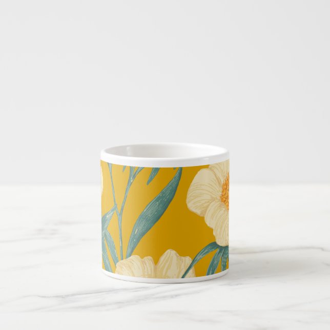 Peony Claire de Lune Vintag Espressotasse (Vorderseite)