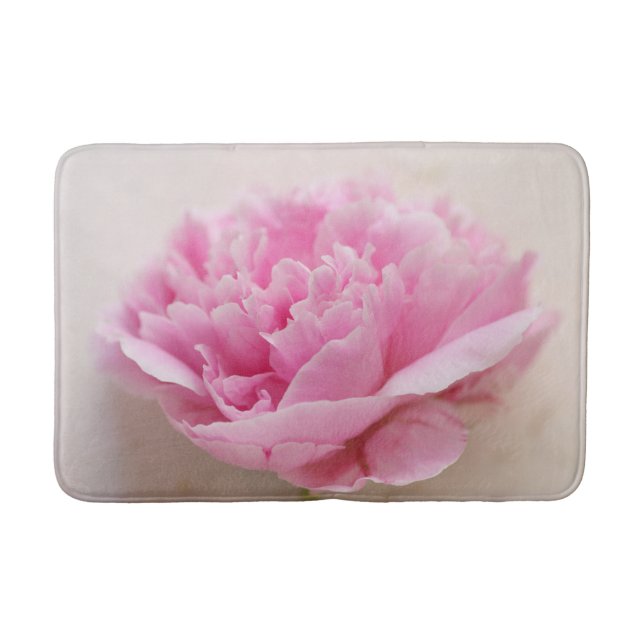Peony Closeup Badematte (Vorderseite)