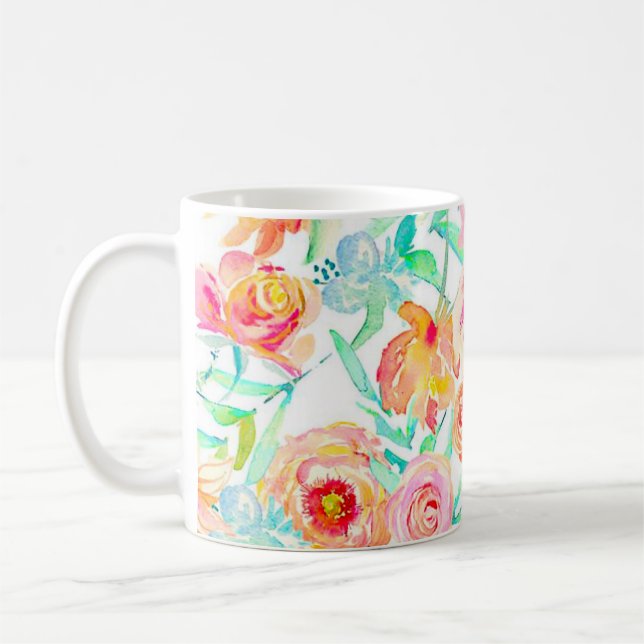 Peony Coffee Tasse (Links)