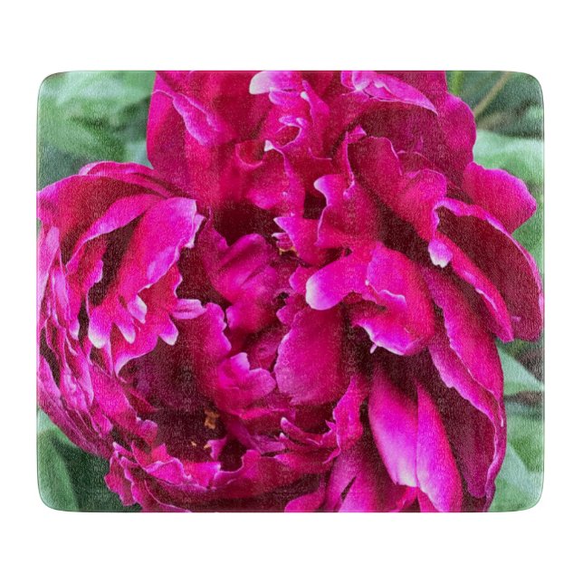Peony Cutting Board Schneidebrett (Vorderseite)
