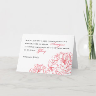 Peony Ephesians 3:20 Karte