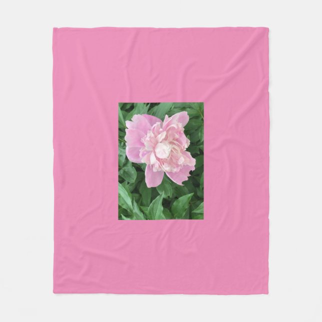 Peony Fleece Blanket (Vorderseite)