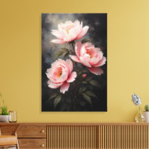 Peony Floral Artwork