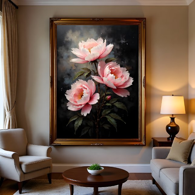 Peony Floral Artwork Poster (Von Creator hochgeladen)