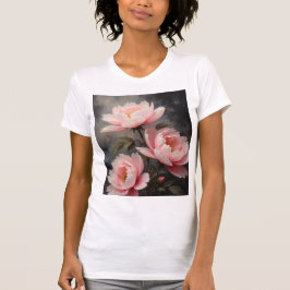 Peony Floral Artwork T-Shirt
