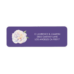 Peony Floral Bloom Violet Lila