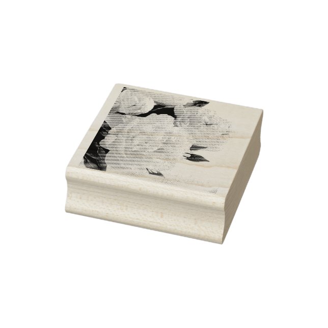 Peony floral Briefmarke Gummistempel (Stempel)