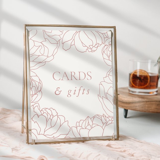Peony Garden Dusty Rose Blumengärten Poster (Von Creator hochgeladen)