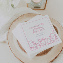 Peony Garden Pink Floral Brautparty