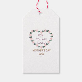 Peony Heart Warm Wishes for Mom Geschenkanhänger