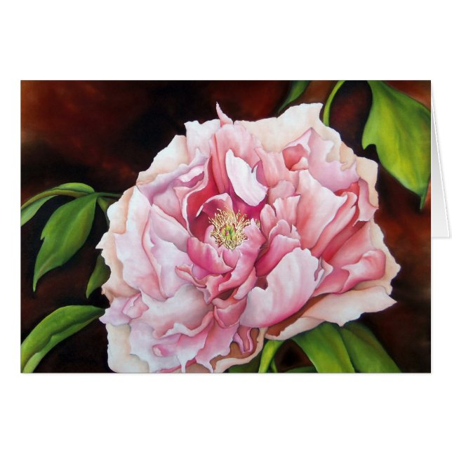 Peony In Garden (Vorderseite (Horizontal))