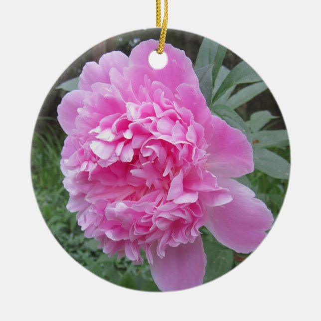 Peony Keramik Ornament (Vorne)