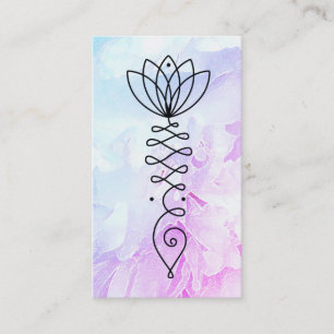 ~* Peony Lotus Heart . Massage Pilates Reiki Yoga Visitenkarte