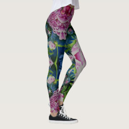 Peony Mandala 2 Leggings