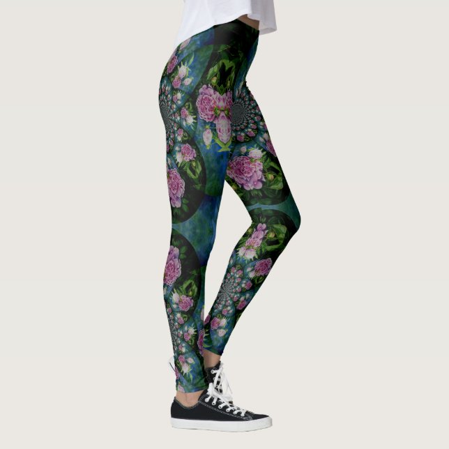 Peony Mandala Leggings (Rechts)