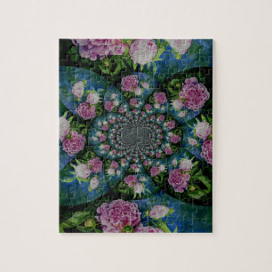 Peony Mandala Puzzle