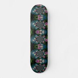 Peony Mandala Skateboard