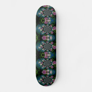 Peony Mandala Skateboard
