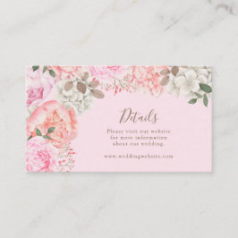 Peony Pink Detail Begleitkarte
