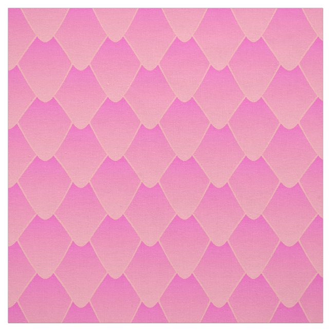 Peony Pink Dragon Scales Stoff (Muster)