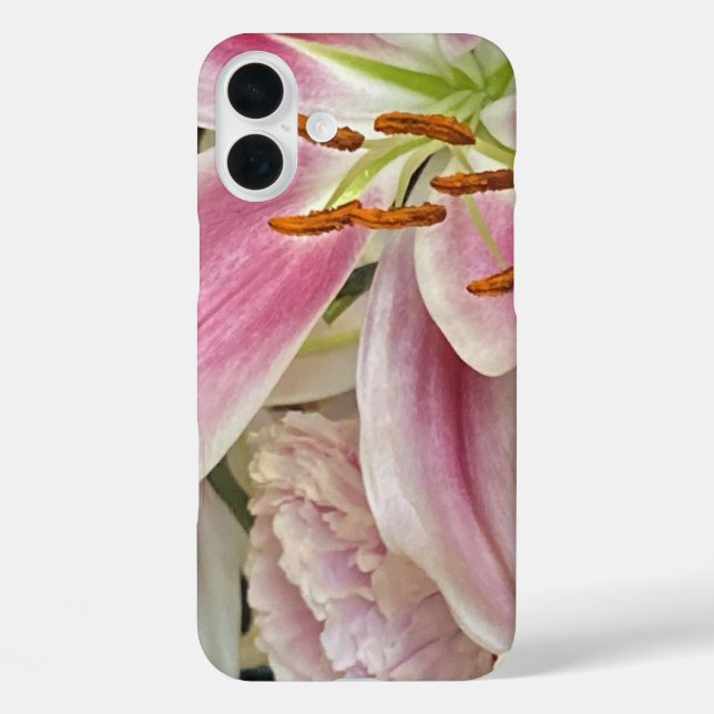 Peony & Pink:LIly-iPhone-Gehäuse Case-Mate iPhone Hülle (Rückseite)