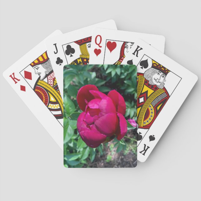 Peony Playing Cards Spielkarten (Rückseite)