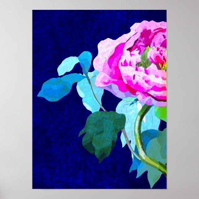 Peony Poster (Matte) (Vorne)