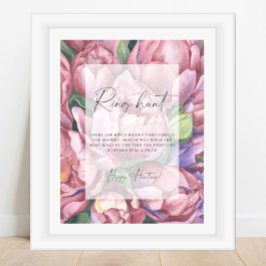 Peony Rose - Brautparty-Ringjagd Poster