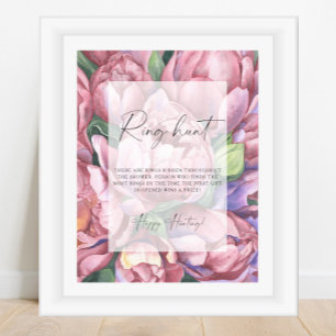 Peony Rose - Brautparty-Ringjagd Poster