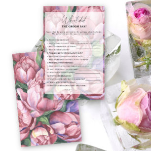 Peony Rose - Was hat der Bräutigam zu Brautspiel g