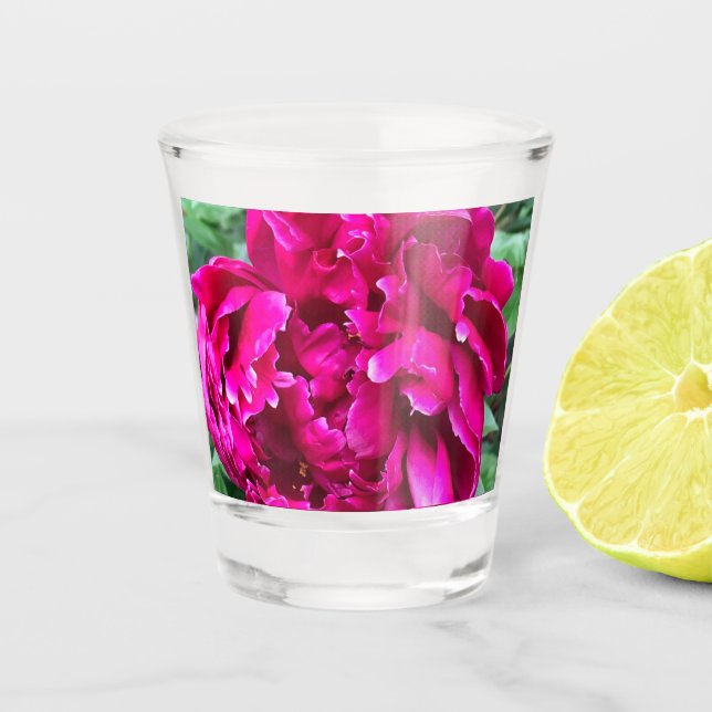 Peony Shot Glass Schnapsglas (Vorderseite)