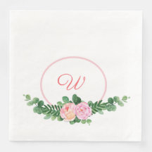 Peony Swag Monogram