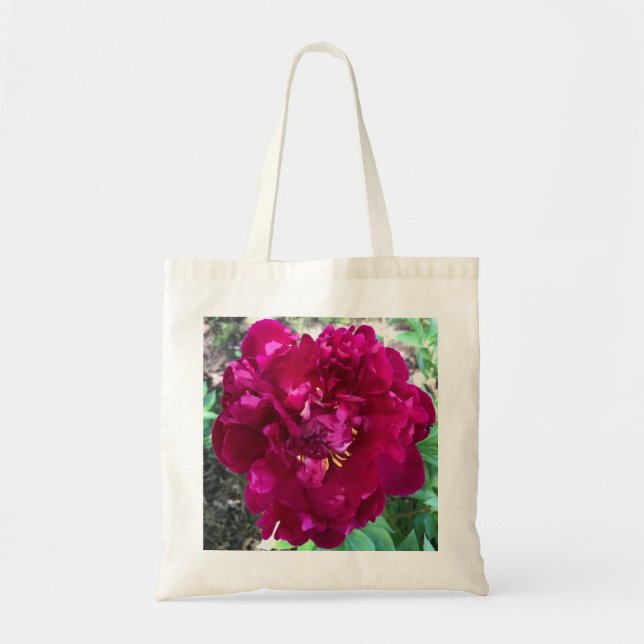 Peony Tote Bag Tragetasche (Vorne)