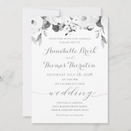 Peony Wedding Einladung