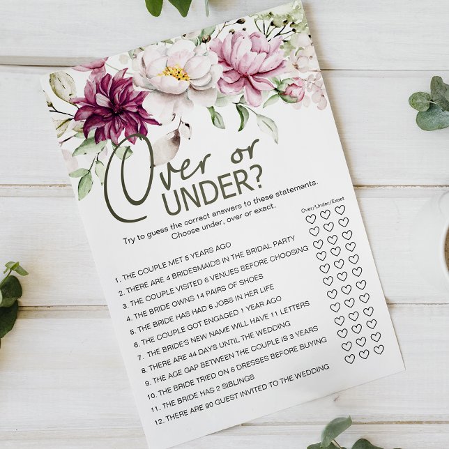 Peonys Pink Floral Game Over Under Flyer (Von Creator hochgeladen)