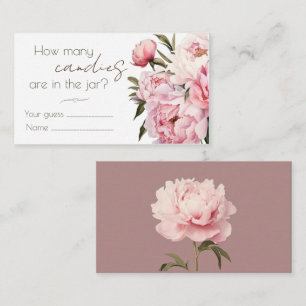 Peonys schätzen, wie viele Bonbons die Karte entha