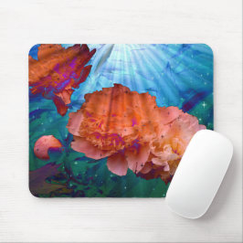 Peonys unter Wasser Mousepad