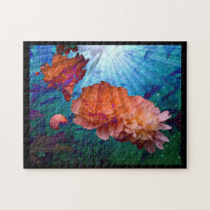 Peonys unter Wasser Puzzle