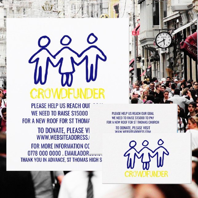 People Design, Crowdfunder, Crowdfunding Flyer (Von Creator hochgeladen)