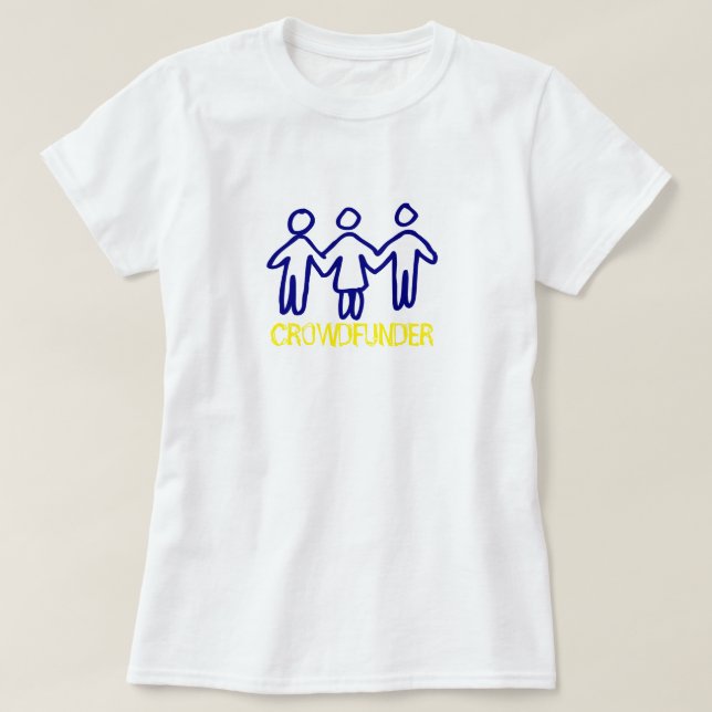 People Design, Crowdfunder, Crowdfunding T-Shirt (Design vorne)