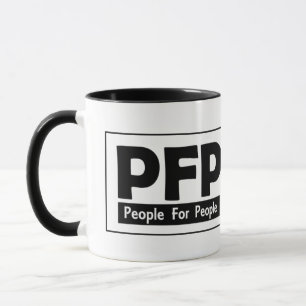 People-Logo - Schwarz Tasse