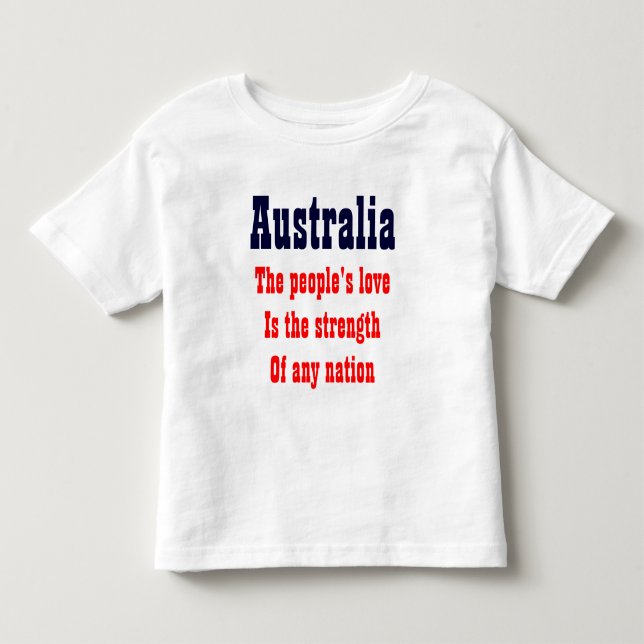 People's Liebe Australia T - Shirt (Vorderseite)
