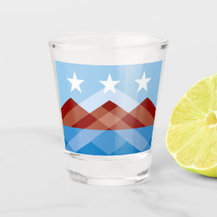Peoria (Arizona) Stadtflagge Schnapsglas