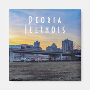 Peoria Illinois bei Sunset Magnet