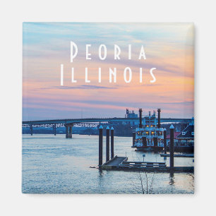 Peoria Illinois bei Sunset Magnet